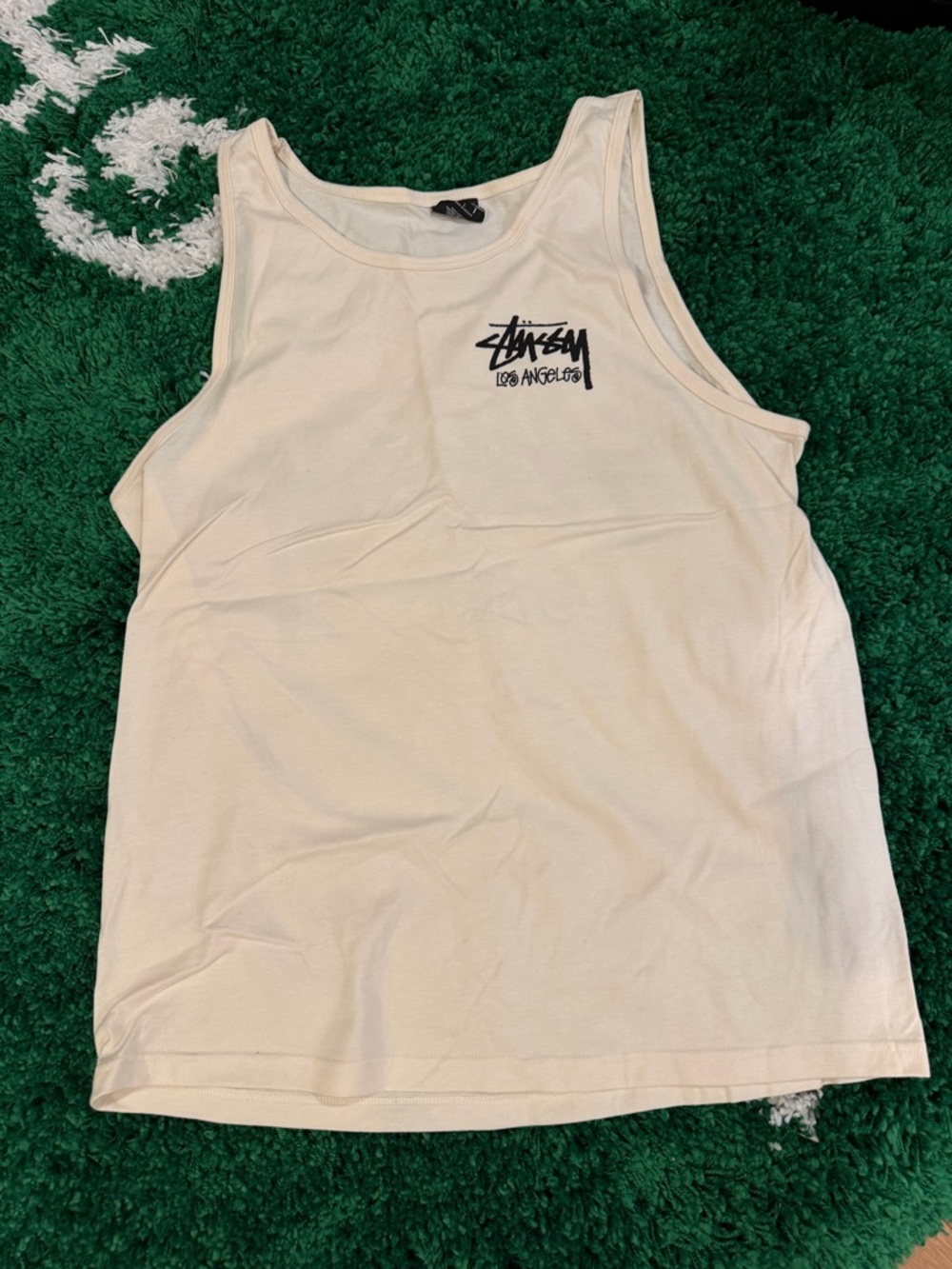 Stüssy Los Angeles Cream Tank Top